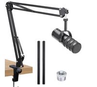 SUNMON Samson Q9U Bras de perche de microphone - Bras de perche de micro compatible avec microphone Samson, bras de perche de micro Samson avec clip adaptateur à vis de 0,95 cm à 1,5 cm, bras de