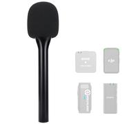 SUNMON Support de Micro sans Fil Portable pour Microphone DJI, Support pour Rode Wireless GO 2, Microphone sans Fil pour DJI Mic 2, Rode Wireless Pro, Synco G1/A2, Movo et Plus Encore, Bras Perche