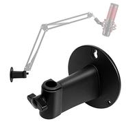 SUNMON Support Mural pour Microphone, Pied Mural pour Bras de Microphone, Installation Murale, Compatible avec les Bras de Micro de Taille Standard