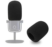 Sunmon Wave 1 Filtre anti-pop professionnel en mousse compatible avec microphone à condensateur USB Elgato Wave pour réduire les pops et les hisses