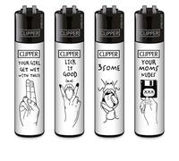 sunmondo Clipper Lot de 4 briquets (Adult #1)