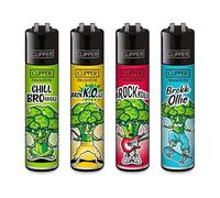 sunmondo Clipper Lot de 4 briquets (brocoli)