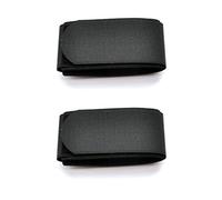 sunmondo Lot de 2 bandes de ski - - Connecteur pour protéger les skis afin que vous puissiez attacher vos skis ensemble de qualité supérieure (noir)