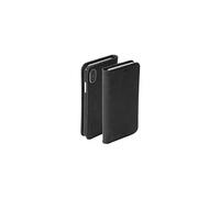Sunne 4 Card FolioWallet - Etui à rabat pour téléphone portable - cuir véritable - noir vintage - pour Apple iPhone XS Max