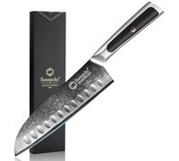 Sunnecko Couteau Cuisine Japonais en Acier Damas 67 Couches