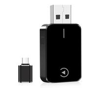 SUNNIFLY 2-en-1 CarPlay sans Fil Adaptateur，Plug and Play，pour Les Voitures avec CarPlay et Android Auto，Compatible avec iPhone iOS 10+ et Android 11+.