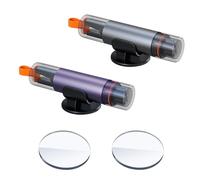 SUNNIFLY 2Pcs Brise Vitre Coupe Ceinture - Portable Marteau Brise Vitre Voiture - pour l'évacuation d'urgence dans la Voiture (Gris + Violet)