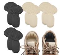 SUNNIFLY 4 Paires Coussinet Talon Chaussure，Protege Talon Chaussure，pour les Chaussures de Grande Taille Réparation Patch, Cutable, pour Talons Hauts, Baskets, Mocassins