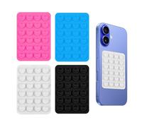 SUNNIFLY 4 Pièces Ventouse Téléphone Portable, Coque Ventouse pour Téléphone Portable, Détachable avec Support Adhésif,Convient à Tous Les Modèles de Téléphones Portables