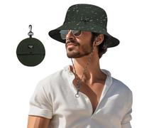 SUNNIFLY Chapeau Femme Solei Pliable，Chapeau Anti UV Femme, Imperméable et Respirant Visière Solaire Casquette de Pêche - Conçu pour Le Voyageur, Le Randonneur et Le Campeur.