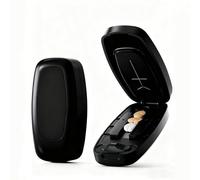 SUNNIFLY Coupe Combiné, Portable Coupe Medicaments Peut Diviser les Comprimés 1 en 2, 1 en 3, 1 en 4 pour les Voyages et la Maison (Noir)