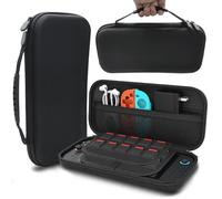 SUNNIFLY Étui de Transport pour Nintendo Switch 2, Sac de Voyage avec 20 Cartouches de Jeu, étui Rigide Eva Pratique pour Ranger et Protéger la Switch 2 et Ses Accessoires (Noir)