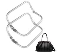 SUNNIFLY Fermoir pour Sac à Main, Kit de 2 Poignées pour Sac à Crochets, Fermoir à Clapet de 20cm, Fermoir à Ressort pour Sacs Faits Main et DIY.