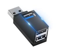 SUNNIFLY Hub USB，Mini avec Multiprise USB, Adaptateur USB, Compatible avec Clés, Claviers, Souris, Casques, Imprimantes, etc.