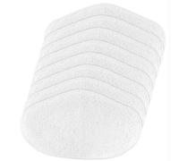 Sunnila Kit 8 Chiffons lavables pour Polti Vaporetto PAEU0332, Smart 120, Smart 35_Mop, Smart 40_Mop, Smart 100, SV400_Hygiene, SV420_Frescovapor, SV440_Double, Blanc