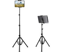 SUNNINGUP Support pour Tablette,Trépied pour ipad, Tube en métal épaissi de 65 inch avec Rotation à 360° pour iPad Pro Air Mini 9.7 10.5 11 12.9, iPhones, tablettes et Smartphones de 4.7 à 13 Pouces