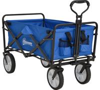 Sunny Bollerwagen Chariot pliable 360° Chariot de plage Chariot en acier Oxford