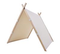 Sunny Como - Tente Tipi Couleur Crème, Chambre Bebe Tipi Tipi Tente À Partir De 2 Ans Tipi Chambre, 100 % Coton Naturel Tente De Jeu En Bois Fsc 100 % Tipi Intérieur 107 Cm X 123 Cm