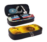 Sunny Day in Summer Park - Trousse à crayons avec fermeture éclair de grande capacité - Trousse à crayons esthétique - Trousse à crayons portable pour bureau, papeterie, maquillage, sac de rangement