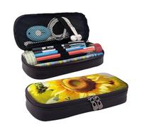 Sunny Day in Summer Park - Trousse à crayons avec fermeture éclair de grande capacité - Trousse à crayons esthétique - Trousse à crayons portable pour bureau, papeterie, maquillage, sac de rangement