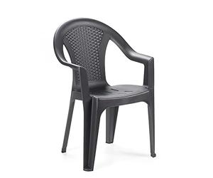 Sunny Days Chaise de Jardin Ischiae, Plastique, Noir