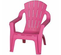 Kinder-Deckchair Rose Mini-Selva Plastique Chaise de Jardin Fauteuil Patio Neuf