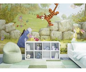 'Sunny Decor Papier peint photo "Winnie l'ourson Ballooning, 1 pièce, multicolore, sd460