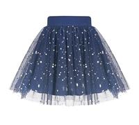 Sunny Fashion Filles Jupe Bleu Marin Lune Étoile Taille Haute Pétillant Tutu Danse Tulle 9-10 Ans