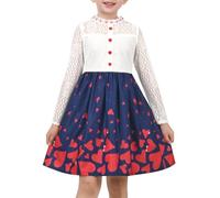 Sunny Fashion Robe Fille Dentelle Perle Prune Fleur Élégant Princesse Habiller 7-14 Ans