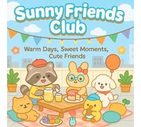 Sunny Friends: Super Cute Coloring Book For Adults and Teens with Simple and easy Pages for Relaxation