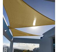 Sunny Guard 16 '12,7 cm X 16' 12,7 cm X 16 '12,7 cm Triangle Soleil Voile d'ombrage Anti-UV pour l'extérieur terrasse Jardin 16'5''x16'5''x16'5'' Sable