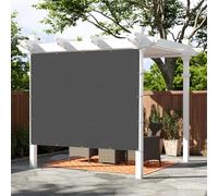 SUNNY GUARD 95 % - Housse d'ombrage pour pergola, 3 x 3 m - Tissu d'ombrage avec œillets renforcés - Pour extérieur, terrasse, jardin, gris foncé