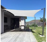 SUNNY GUARD Voile d'ombrage rectangulaire 2,4 x 3 m, gris-blanc, anti-UV pour jardin, cour, terrasse, jardin, activités et installations de plein air (nous fabriquons des tailles personnalisées)