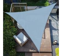 SUNNY GUARD Voile d'ombrage Triangulaire 3x3x3m Imperméable Toile Ombrage UV Protection pour Patio Jardin, Terrasse, Extérieur, Balcon,Gris Bleu