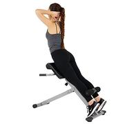 Sunny Health & Fitness Chaise romaine d'hyperextension, banc de gymnastique pour abdominaux, pour la maison - SF-BH6629
