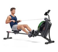 Sunny Health & Fitness Connecté Rameur Hydro-Magnétique pour Cardio Complet