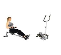 Sunny Health & Fitness Mini Stepper Machine, Stair Stepper Exercise Equipment + Unisex's Station-SF-BH620062 Hyperextension Roman Chair with Dip Station, Black, One Size