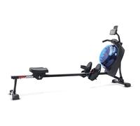 Sunny Health & Fitness Rameur à Eau Elite avec réservoir Vertical Haute résistance, Bleu - SF-RW522017BLU