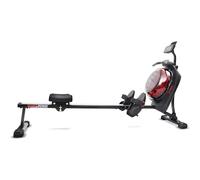 Sunny Health & Fitness Rameur à Eau Elite avec réservoir Vertical Haute résistance, Noir - SF-RW522017BLK