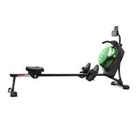 Sunny Health & Fitness Rameur à Eau Elite avec réservoir Vertical Haute résistance, Vert - SF-RW522017GRN