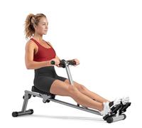 Sunny Health & Fitness Rameur Compact, rameur à Faible Impact avec 12 Niveaux de résistance réglables pour la Maison, capacité de Poids de 100 kg - SF-RW1205