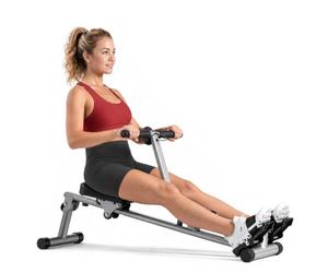Sunny Health & Fitness Rameur Hydraulique Compact à 12 Résistances