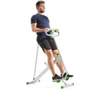 Sunny Health & Fitness Row-N-Ride - Appareil d'entraînement pour fessiers et Cardio Complet, Appareil d'exercice Vertical Row-N-Ride™ Vert - N° 077G
