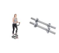 Sunny Health & Fitness SF-RW1205 12 Adjustable Resistance Rowing Machine Rower + Magnetic Under Desk Mini Exercise Cycle Bike, Dual Function Pedal Exerciser