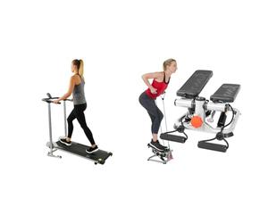 Sunny Health & Fitness Smart Compact Adjustable Rowing Machine, 12 Levels Resistance + 86 cm Olympic Triceps Bar with Ring Collars, Olympic Weight for Weightlifting, Pedal Hook