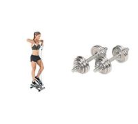 Sunny Health & Health Twister Stepper Machine, Height Adjustable Stepper, Stairs Step Exercise + Magnetic Under Desk Pedal Exerciser, Dual Function Mini Exercise Cycle Bike