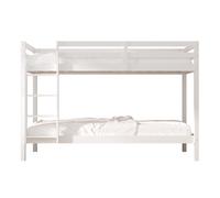 Sunny Jip Lits Superposés Blanc, En Bois | Lits Superposés - Sans Matelas - Lit Superposé 2 Places 208 X 97 X 140 Cm | Pour Matelas: 90 X 200 Cm