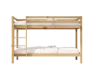 Sunny Jip Lits Superposés Couleurs Naturelles, En Bois | Lits Superposés - Sans Matelas - Lit Superposé 2 Places 208 X 97 X 140 Cm | Pour Matelas: 90 X 200 Cm