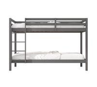 Sunny Jip Lits Superposés Gris, En Bois | Lits Superposés - Sans Matelas - Lit Superposé 2 Places 208 X 97 X 140 Cm | Pour Matelas: 90 X 200 Cm