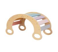 Sunny Marlie Arche Montessori en bois aux couleurs de l'arc-en-ciel | Structure Escalade / Eveil Montessori, Evolutive